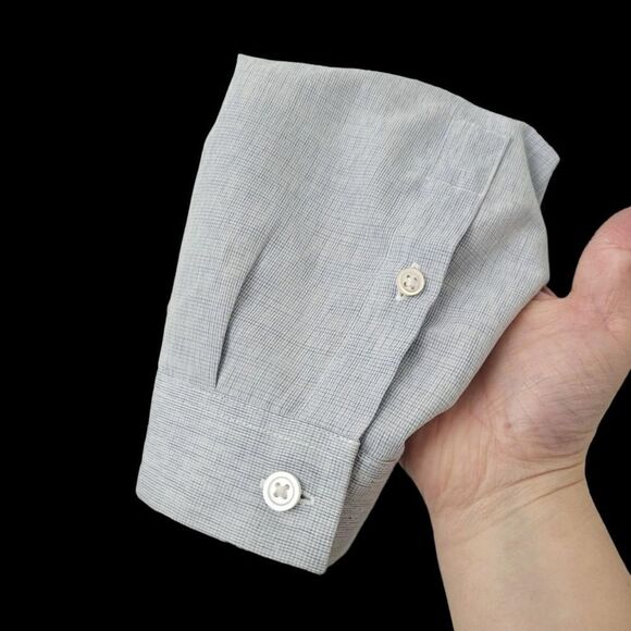 2/$20 Topman Classic Blue Buttons Down Shirt Size: Large - Picture 5 of 7